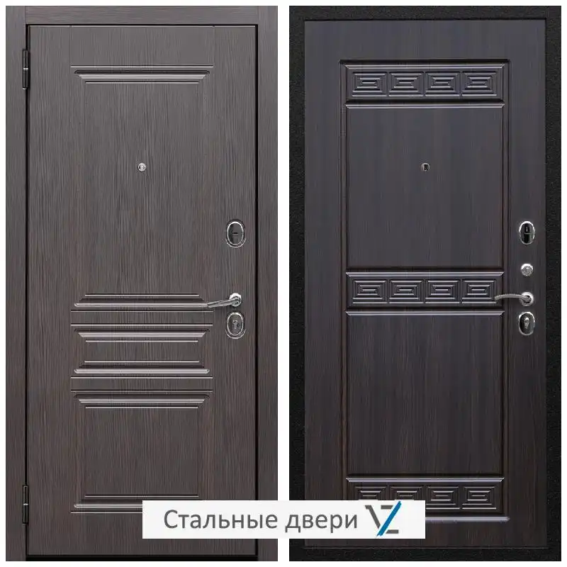 Дверь входная металлическая VZ Экстра ФЛ-243 Эковенге / ФЛ-242 Эковенге с хорошей шумоизоляцией